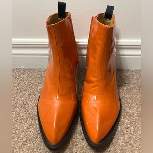 Rashida orange boots